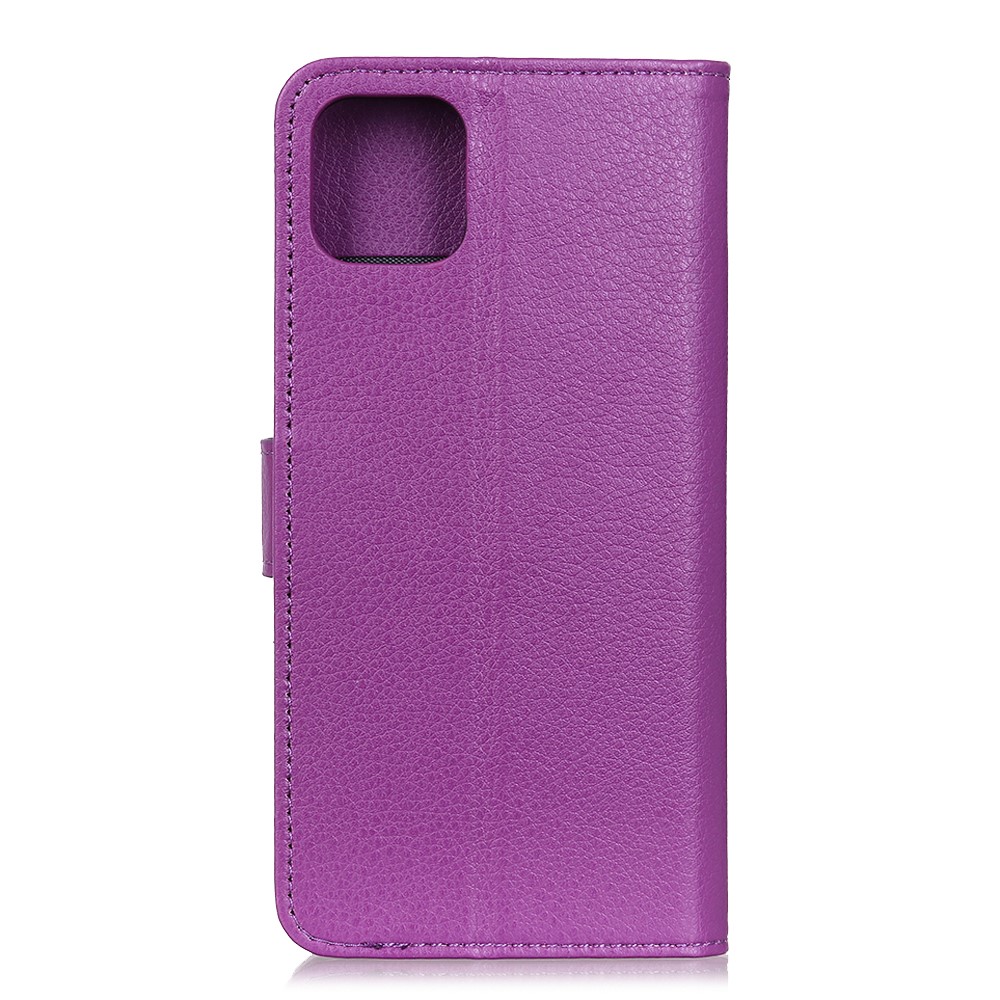  iPhone 11 Pro Max - Plånboksfodral Litchi - Lila