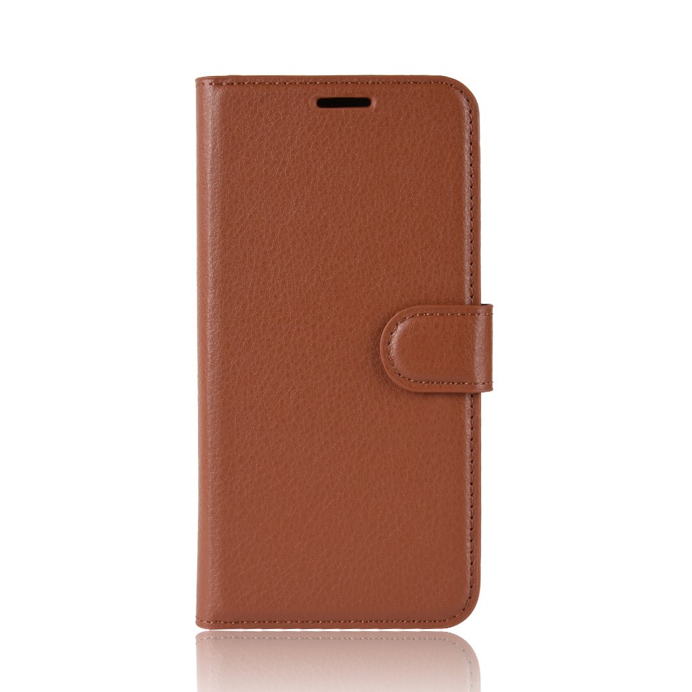  OnePlus 7 - Litchi Plånboksfodral - Brun