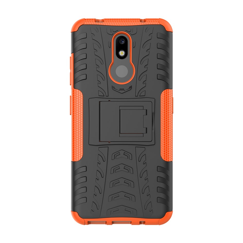 Nokia 3.2 - Ultimata stöttåliga skalet med stöd - Orange