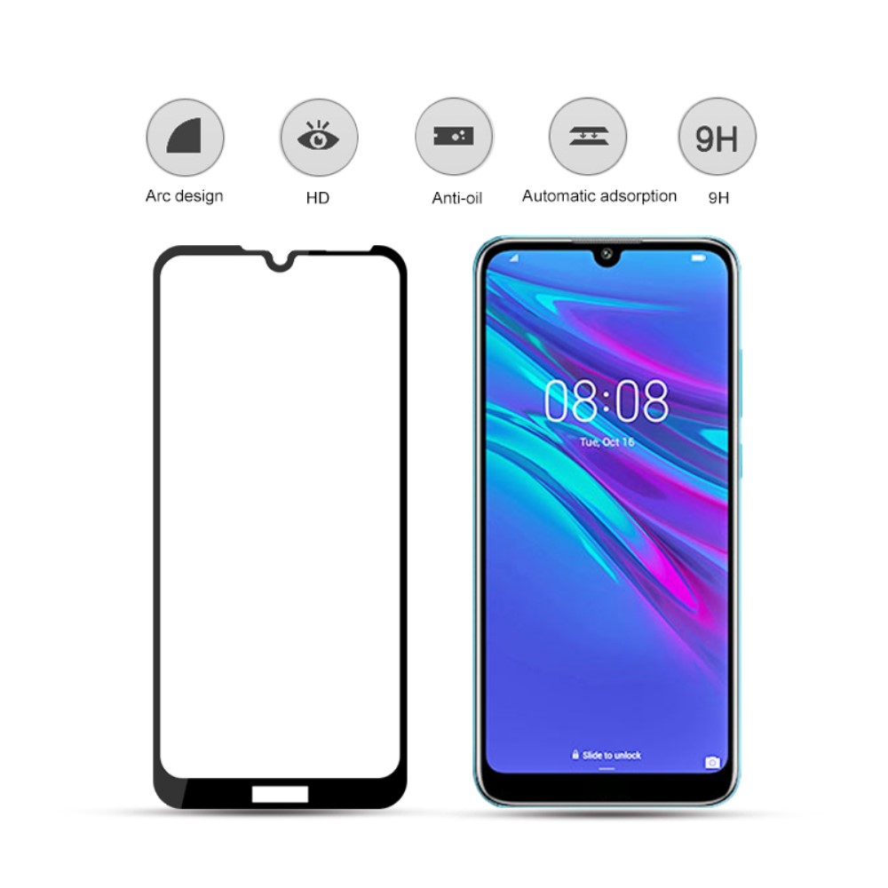 MOCOLO Huawei Y6 (2019) - MOCOLO Härdat glas - Heltäckande