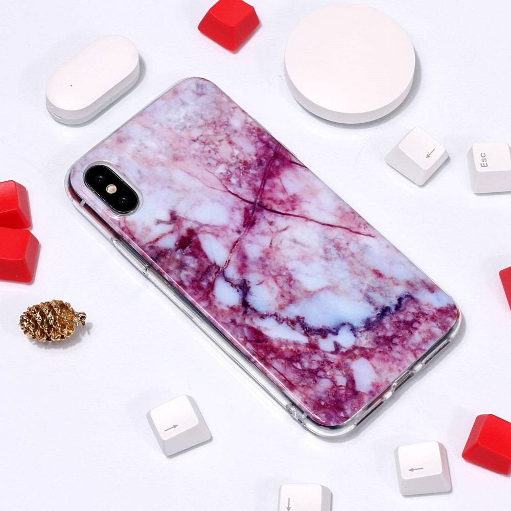  iPhone XS Max - Marmor TPU Skal