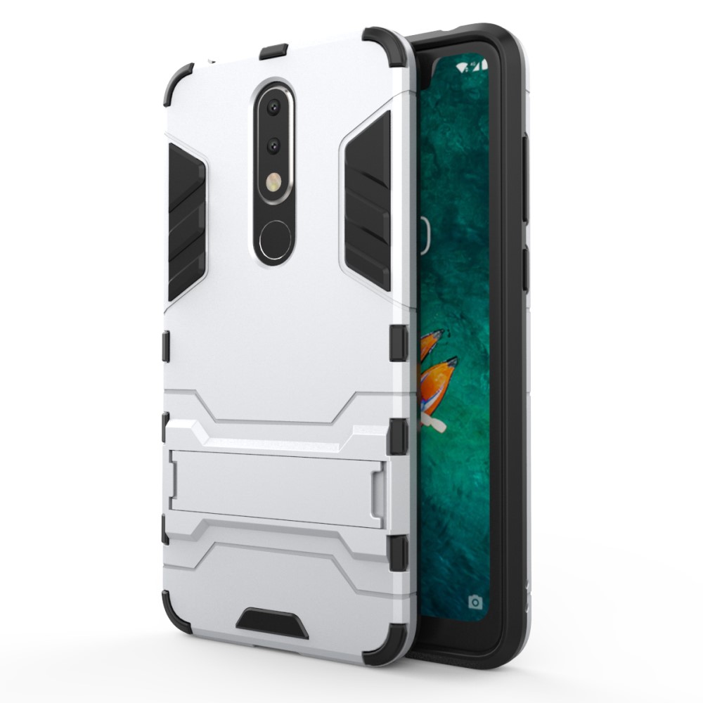  Nokia 5.1 Plus - Armour Skal - Silver