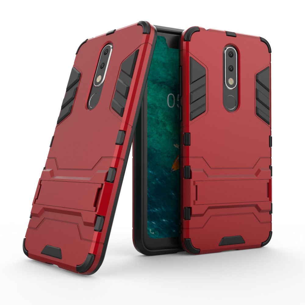  Nokia 5.1 Plus - Armour Skal - Röd
