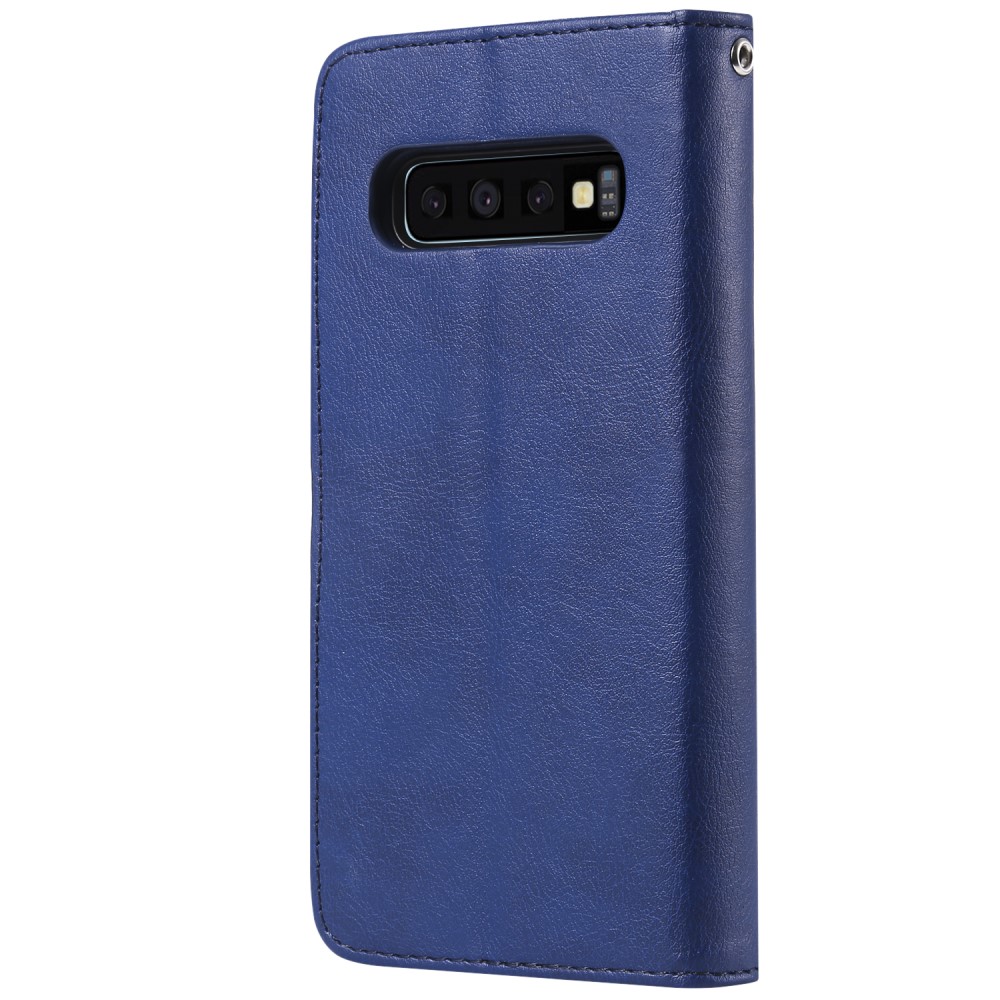  Samsung Galaxy S10 - Plånboksfodral/Magnet Skal - Blå