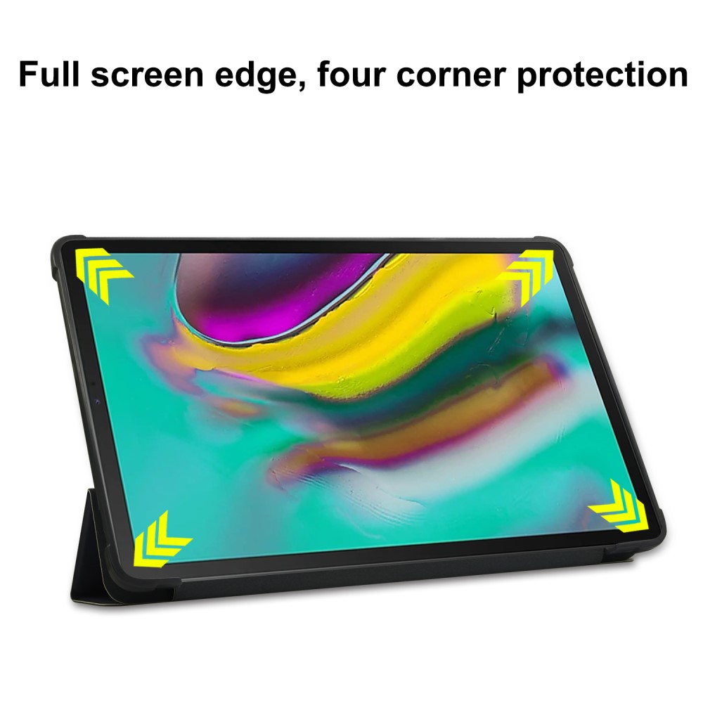  Samsung Galaxy Tab A 10.1 2019 - Tri-Fold Fodral - Mörk Blå
