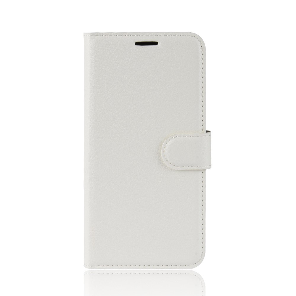  Huawei Y5 (2019) - Litchi Plånboksfodral - Vit