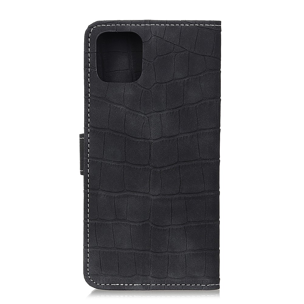  iPhone 11 Pro - Krokodil Mönster Plånboksfodral - Svart