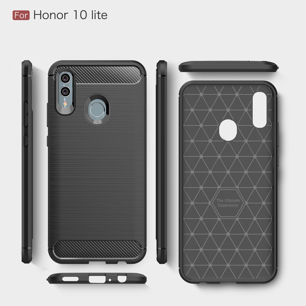  Huawei P Smart (2019) - Brushed TPU Skal - Svart