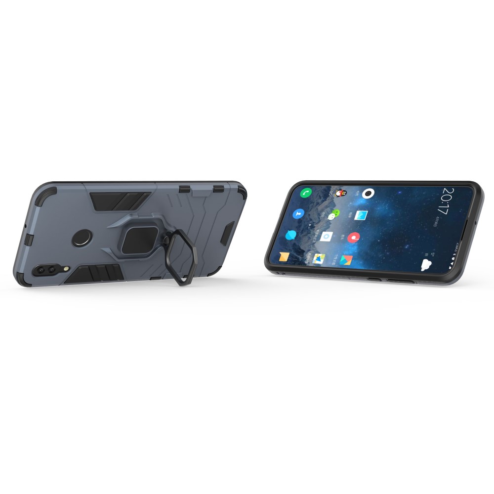  Huawei P Smart (2019) - Ring Skal - Funkar med magnethållare - Navy Blue