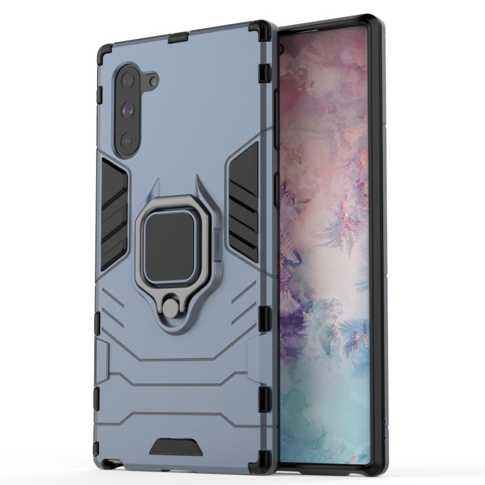  Samsung Galaxy Note 10 - Armour Ring Skal - Navy Blue
