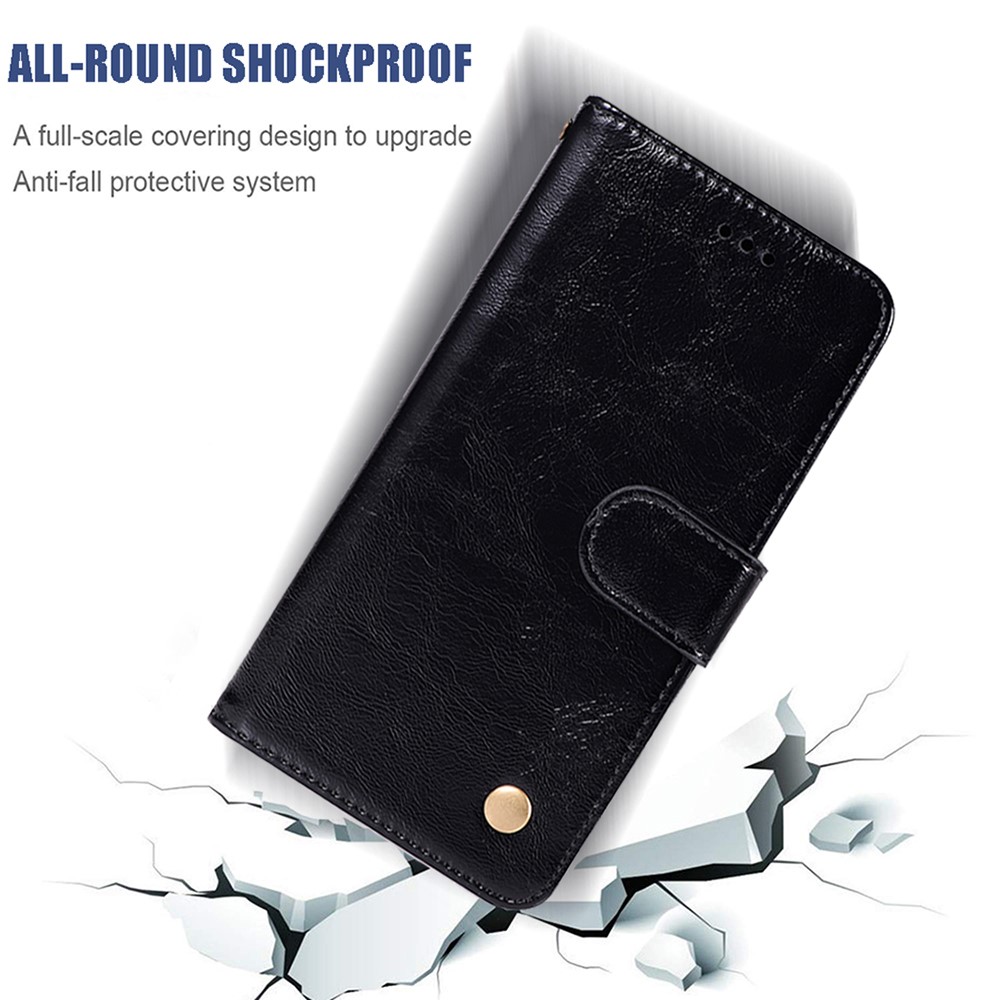  Samsung Galaxy Note 10 - Plånboksfodral Premium - Svart