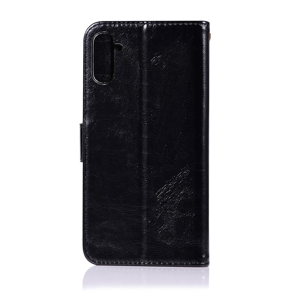  Samsung Galaxy Note 10 - Plånboksfodral Premium - Svart