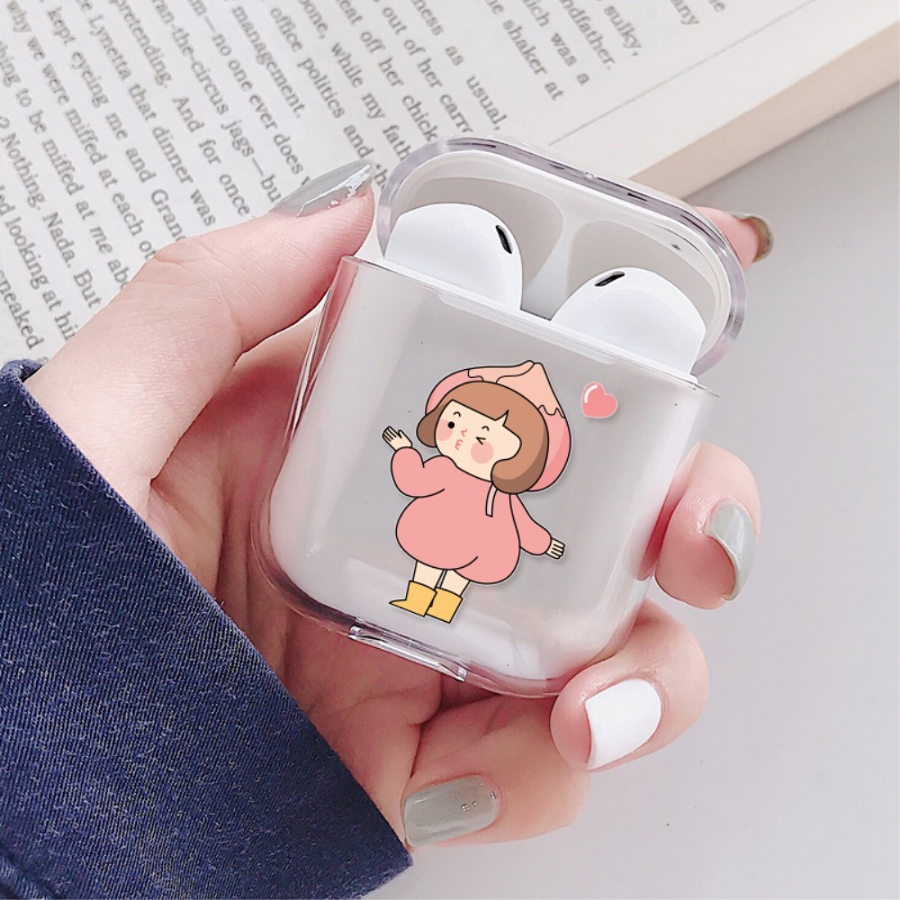  AirPods skyddsskal med motiv - Flicka