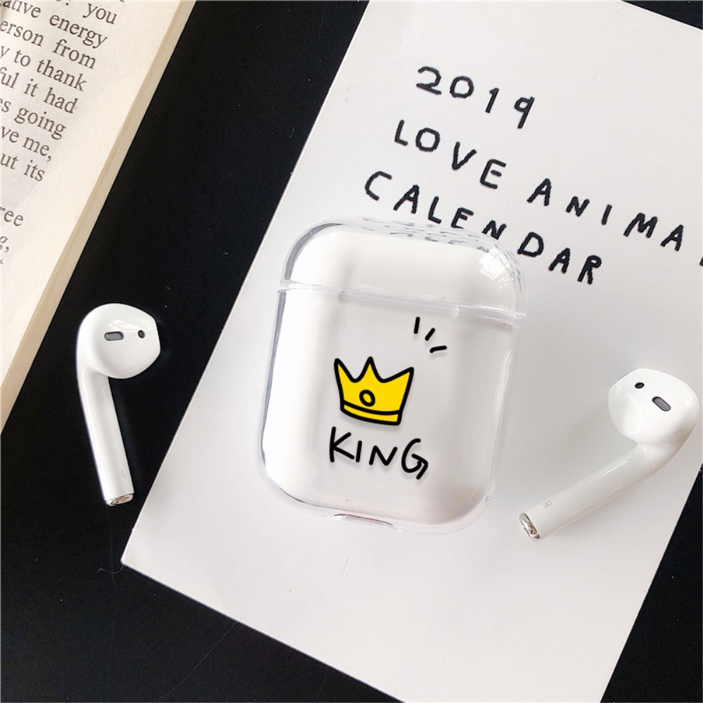  AirPods skyddsskal med motiv - King