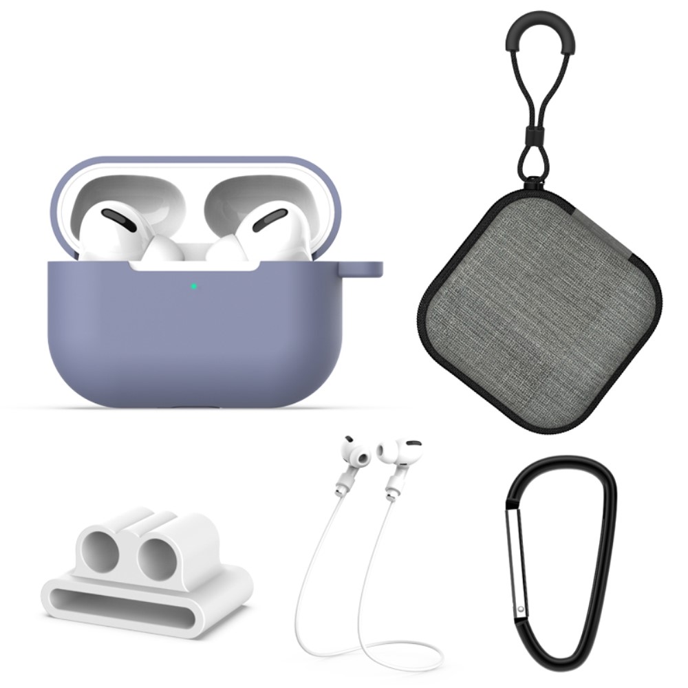 Komplett paket för dina AirPods Pro - Lila