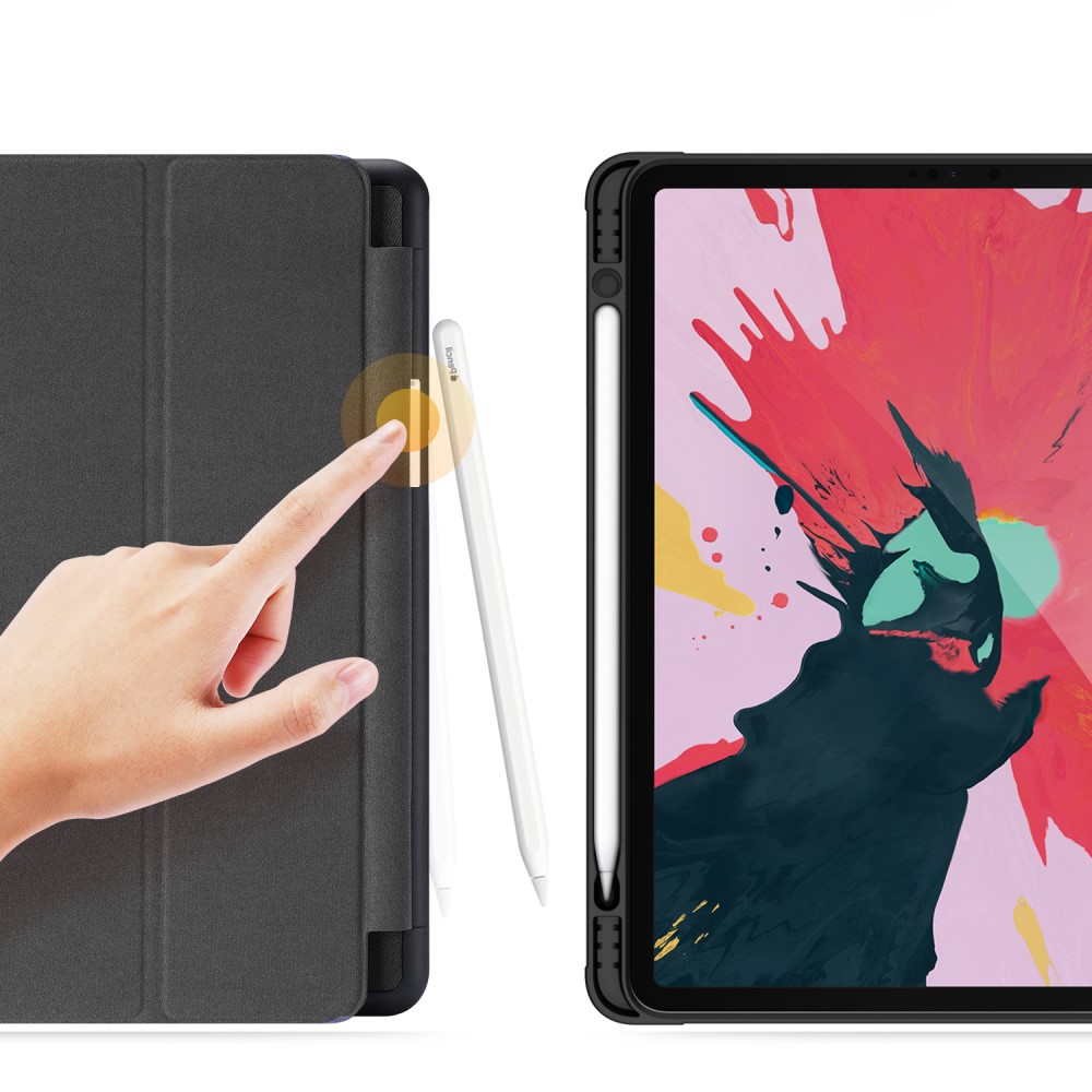 DUX DUCIS iPad Pro 11 (2018/2020) - DUX DUCIS DOMO Tri-Fold med pennhållare - Svart