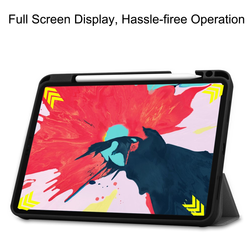  iPad Pro 11 (2018/2020) - Tri-Fold Fodral med Pennhållare - Grå