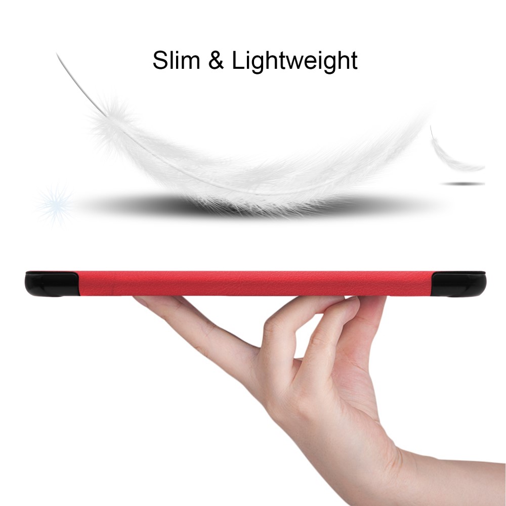  Samsung Galaxy Tab A 8.0 - Tri-Fold Fodral - Röd