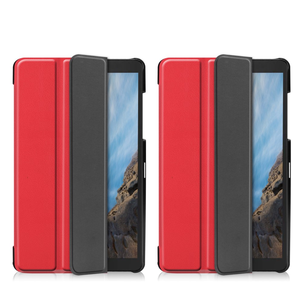  Samsung Galaxy Tab A 8.0 - Tri-Fold Fodral - Röd