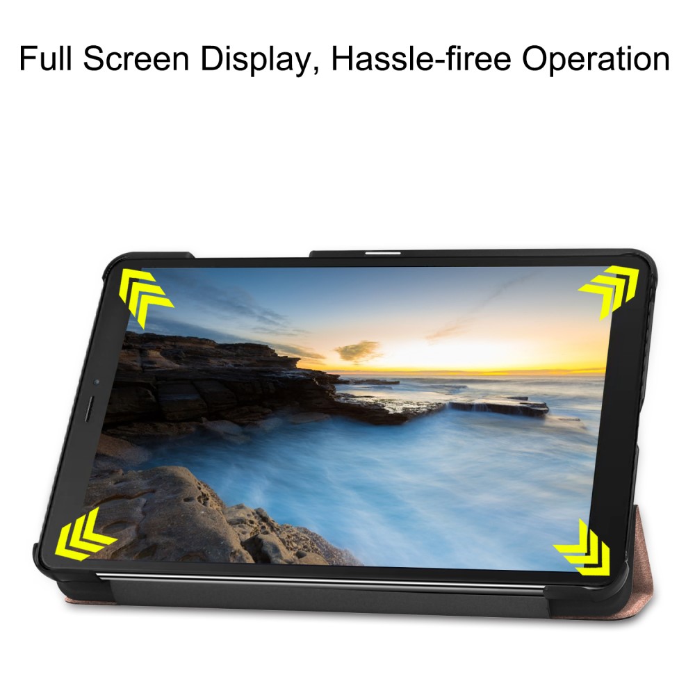  Samsung Galaxy Tab A 8.0 - Tri-Fold Fodral - Roséguld