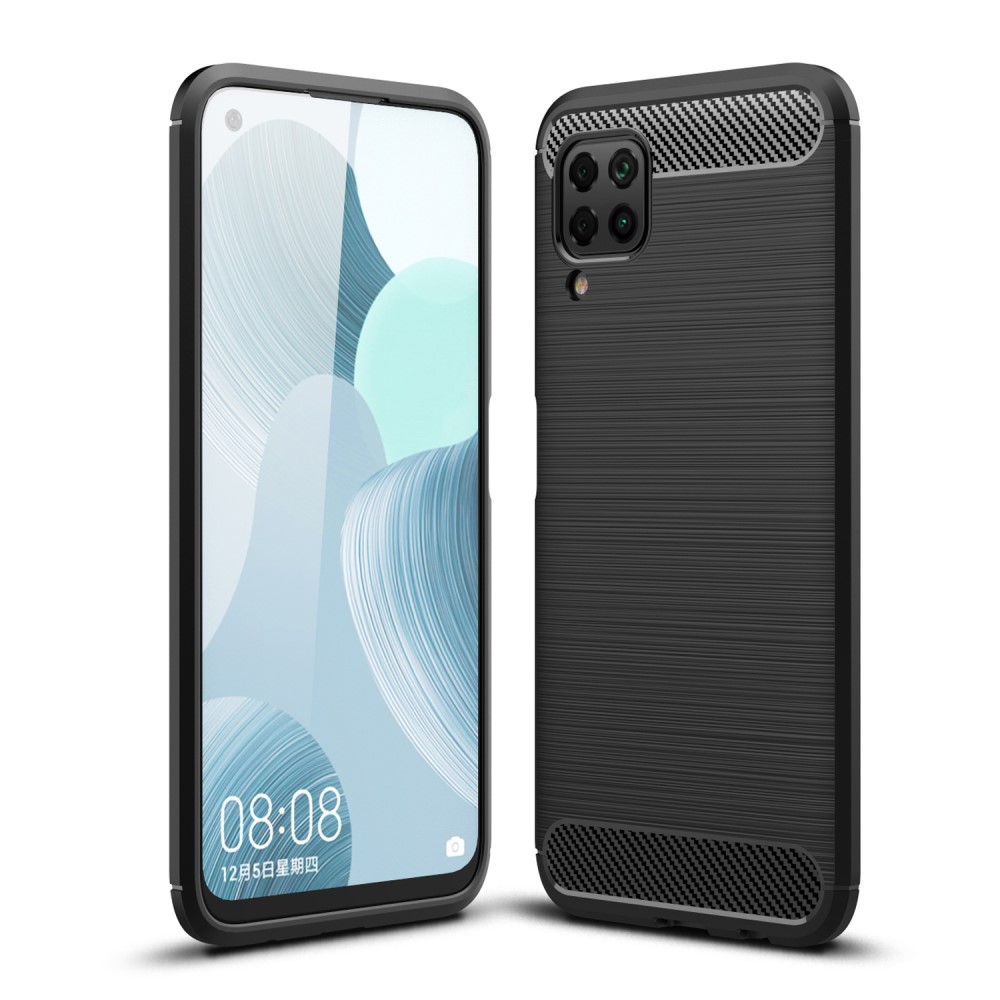  Huawei P40 Lite - Borstad Stål Textur - Svart