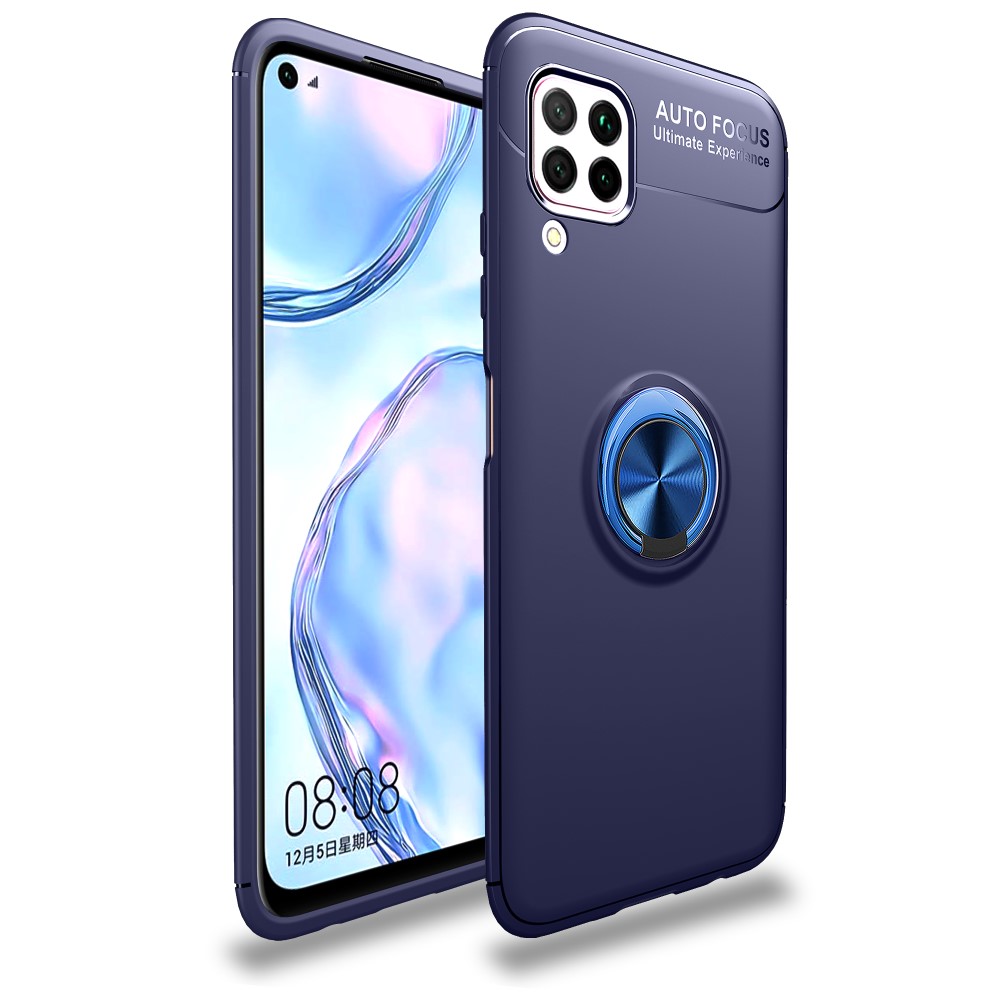  Huawei P40 Lite - Kickstand Ringskal - Blå