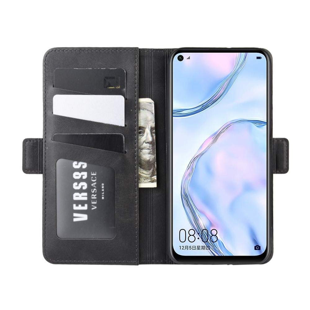  Huawei P40 Lite - Plånboksfodral - Svart