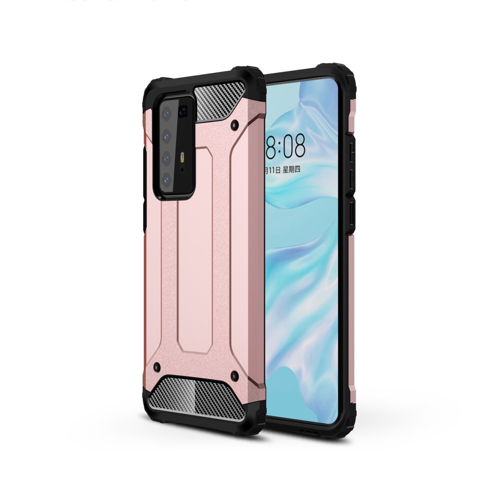  Huawei P40 Pro - Hybrid Armor Skal - Roséguld