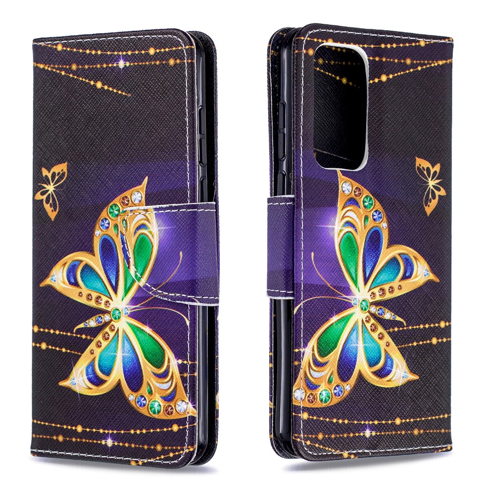  Huawei P40 - Plånboksfodral - Guld Fjärilar