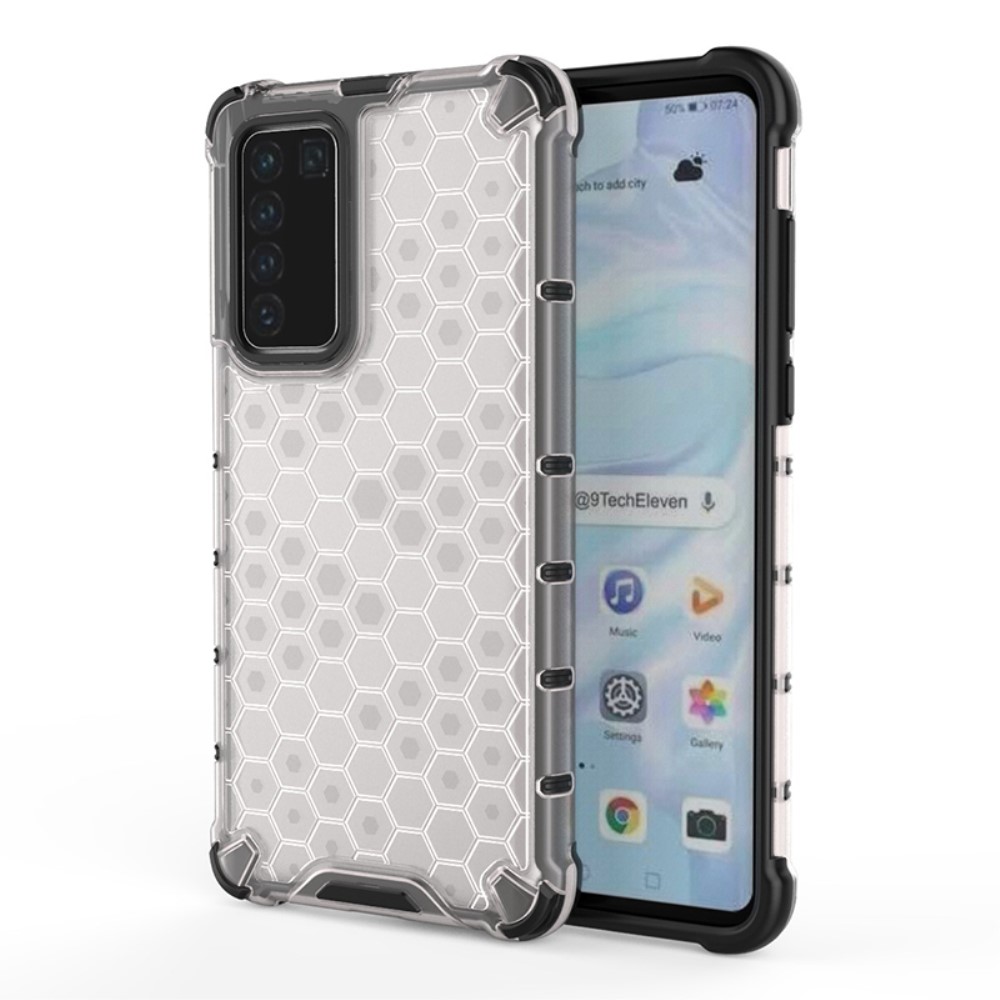  Huawei P40 - Armor Honeycomb Textur - Vit