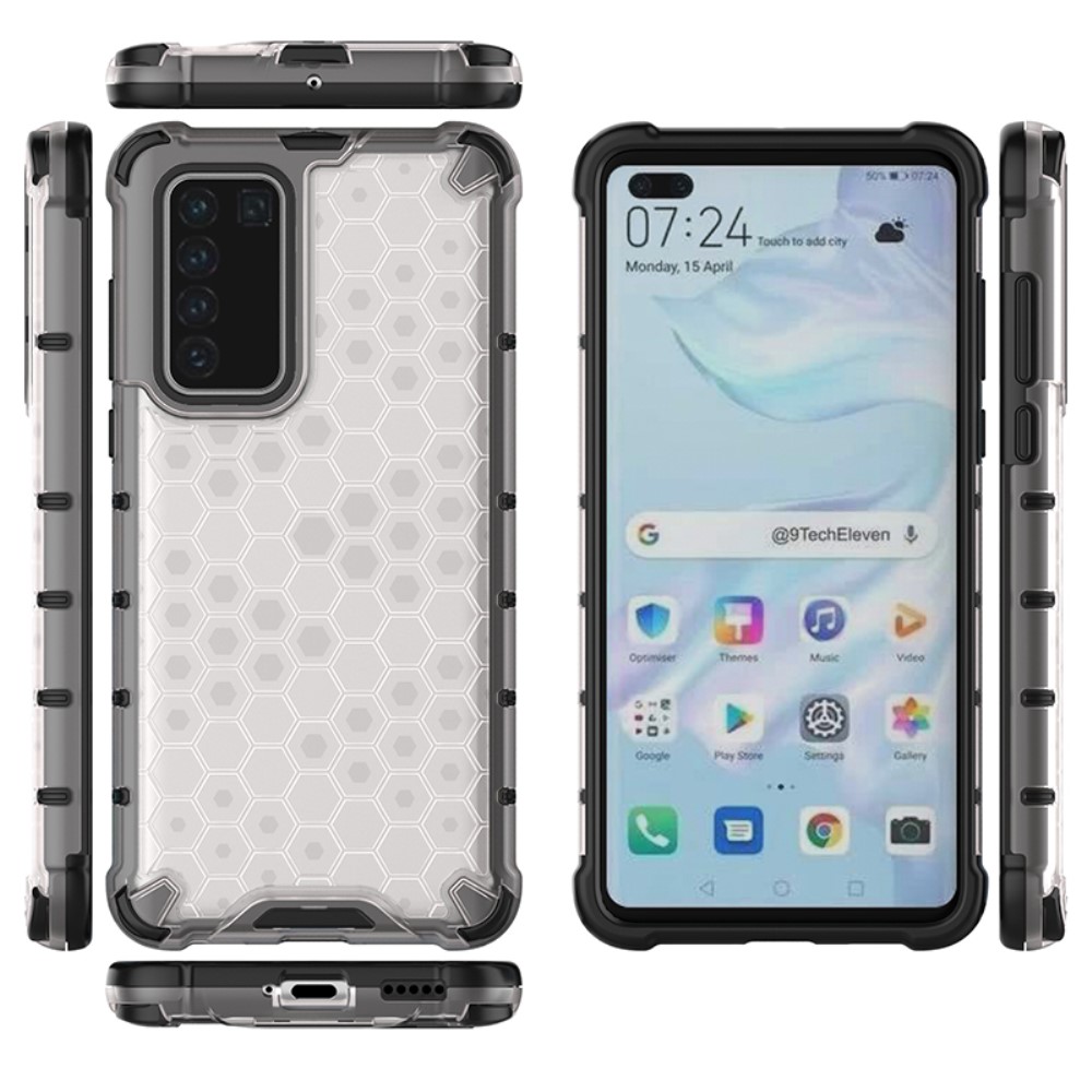  Huawei P40 - Armor Honeycomb Textur - Vit