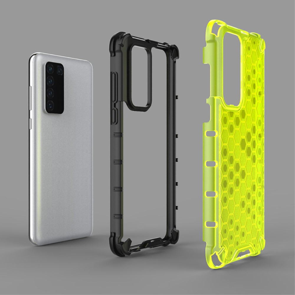  Huawei P40 - Armor Honeycomb Textur - Grön