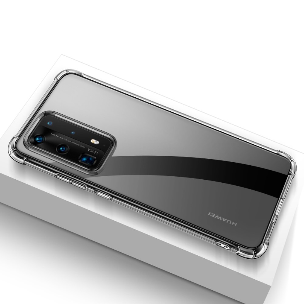  Huawei P40 - Stöttåligt TPU Skal - Transparent