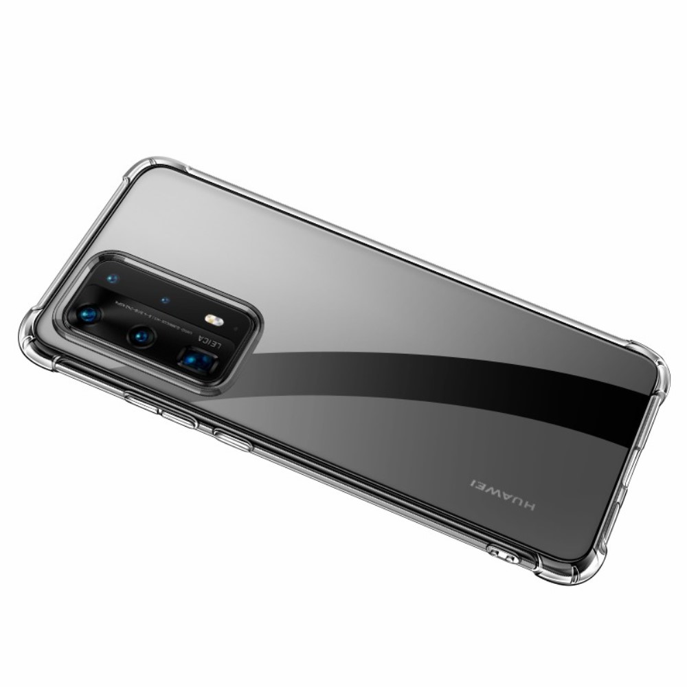  Huawei P40 - Stöttåligt TPU Skal - Transparent