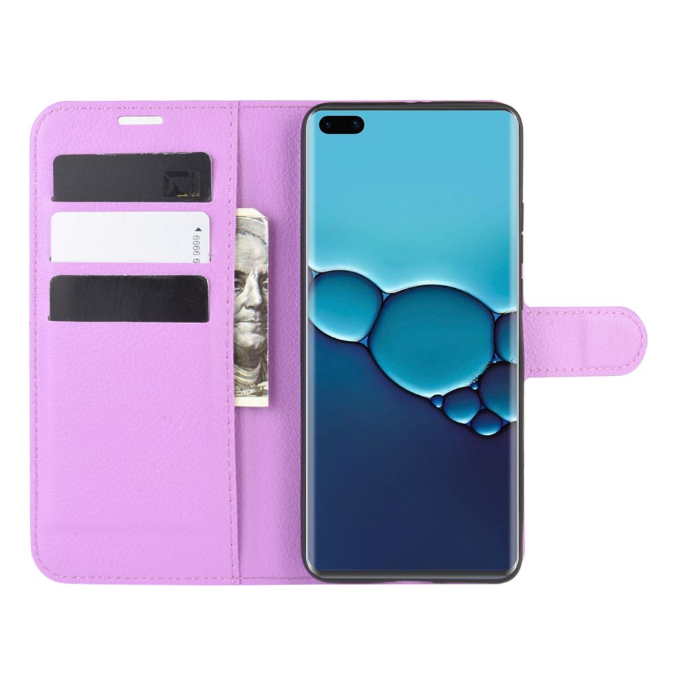  Huawei P40 - Litchi Plånboksfodral - Lila