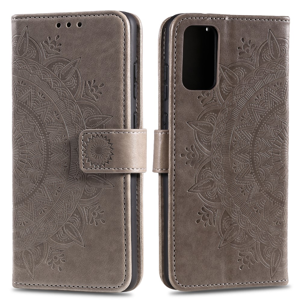  Huawei P40 - Mandala Plånboksfodral - Grå