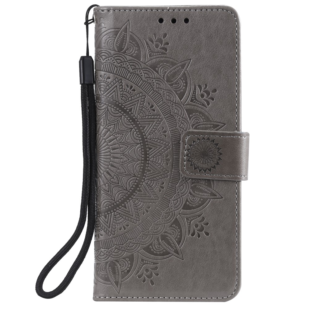  Huawei P40 - Mandala Plånboksfodral - Grå