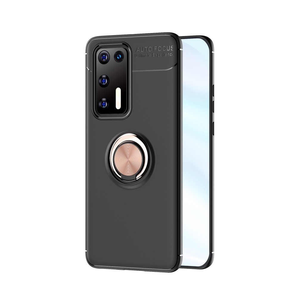  Huawei P40 - Ring Skal - Svart/Roséguld