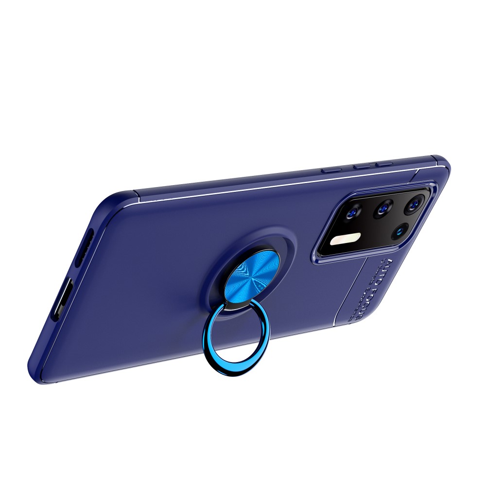 Huawei P40 - Ring Skal - Blå