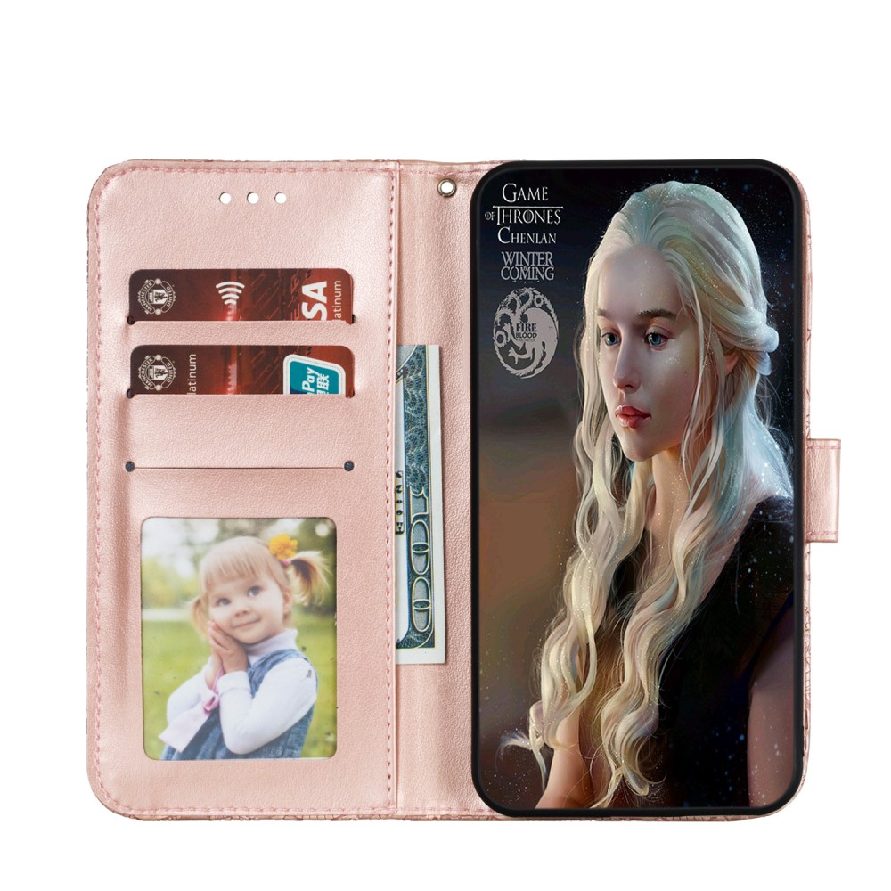  Huawei P40 - Blommigt Mönster - Roséguld