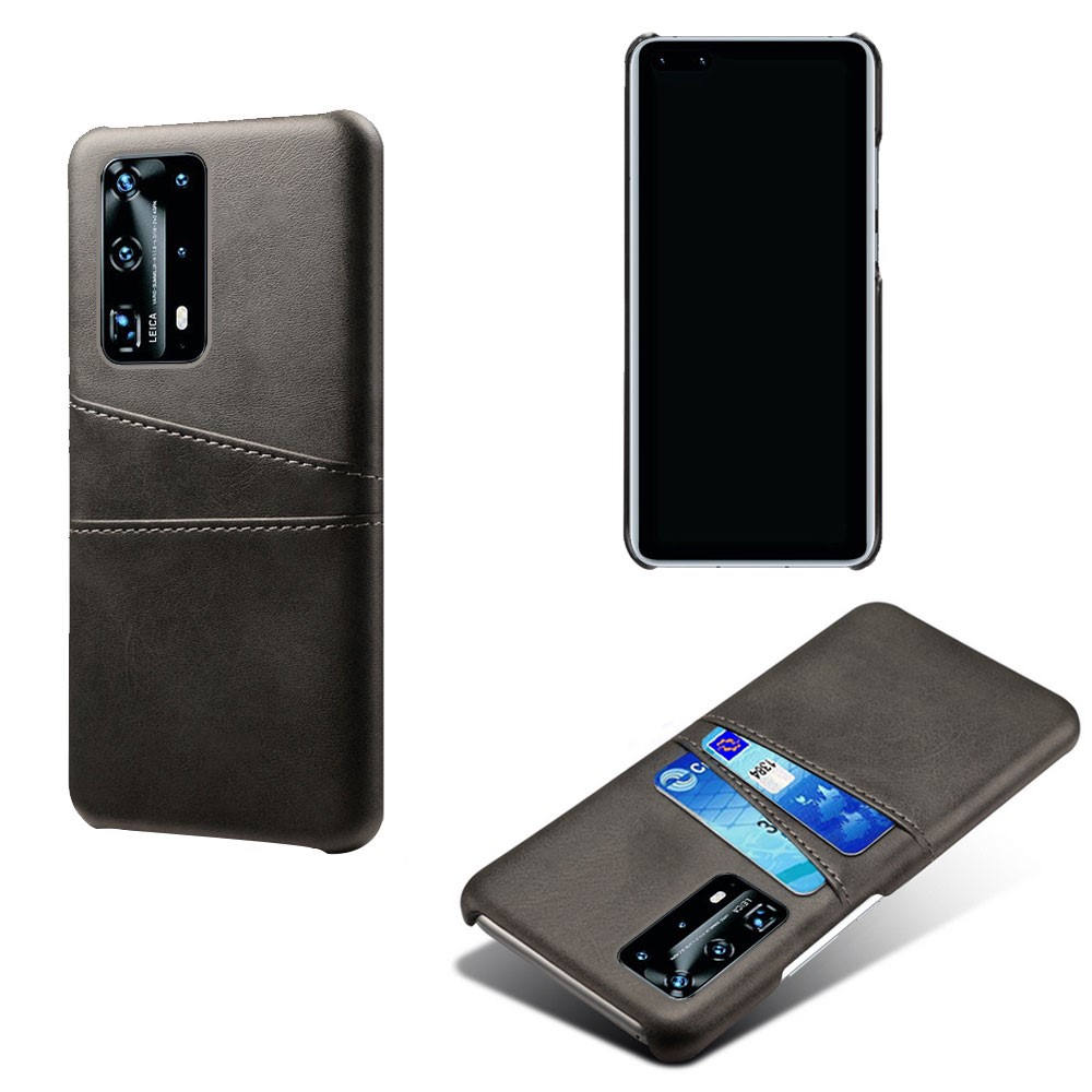  Huawei P40 Pro - Skal med Kortfack - Svart