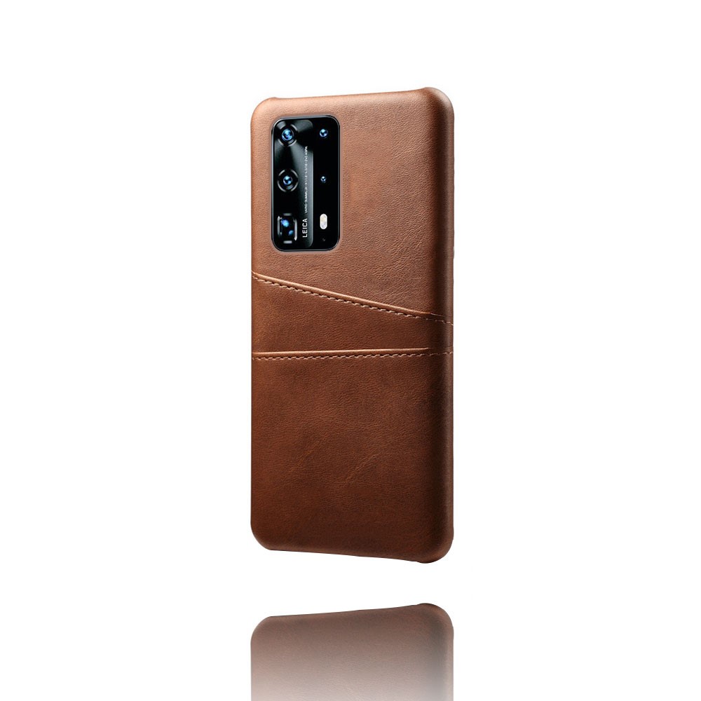  Huawei P40 - Skal med Kortfack - Brun