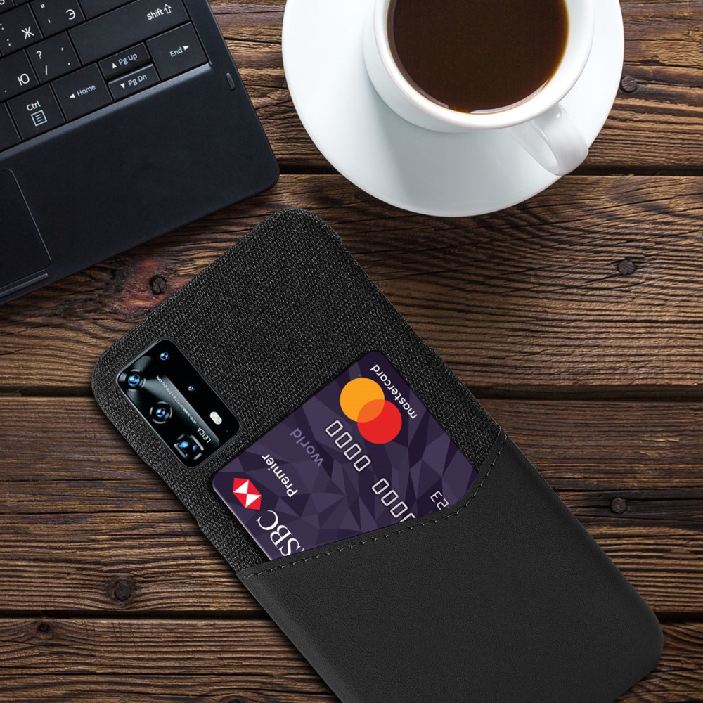  Huawei P40 - Skal med plats för kort - Svart