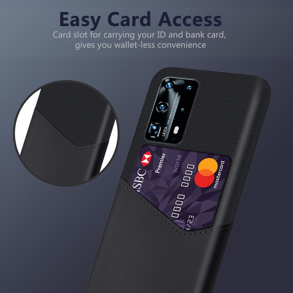  Huawei P40 - Skal med plats för kort - Svart