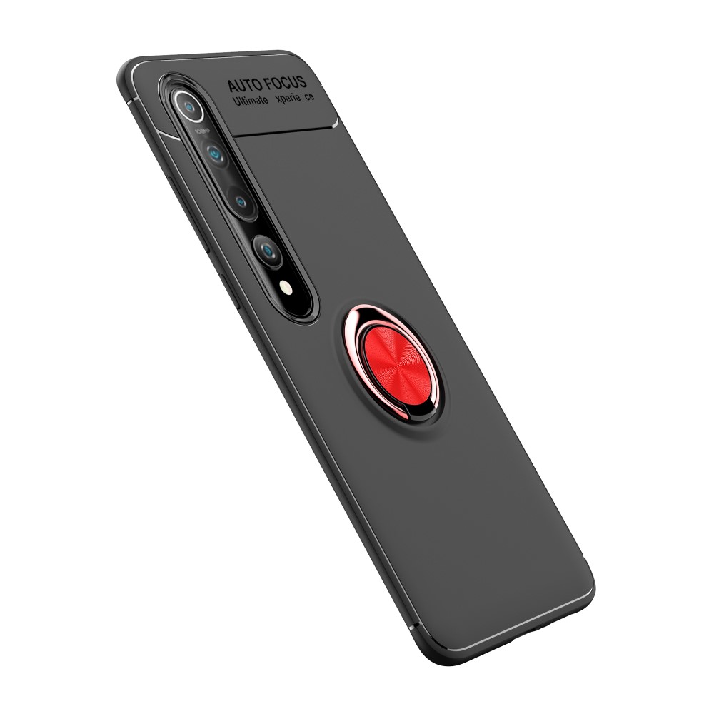  Xiaomi Mi 10 / 10 Pro - Ring Skal - Svart/Röd