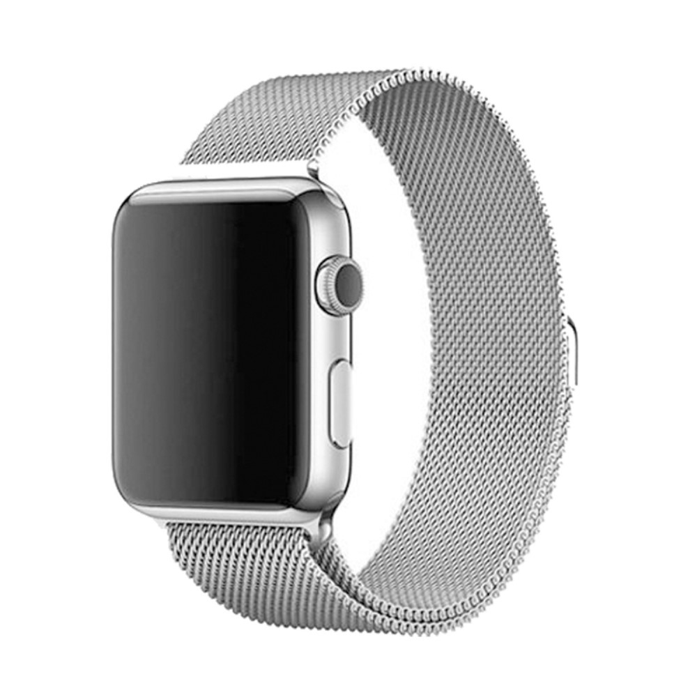  Milanese Loop Metall Armband Apple Watch 42/41/40/38 mm - Silver