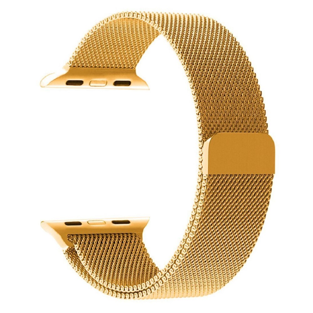  Milanese Loop Metall Armband Apple Watch 42/41/40/38 mm - Guld