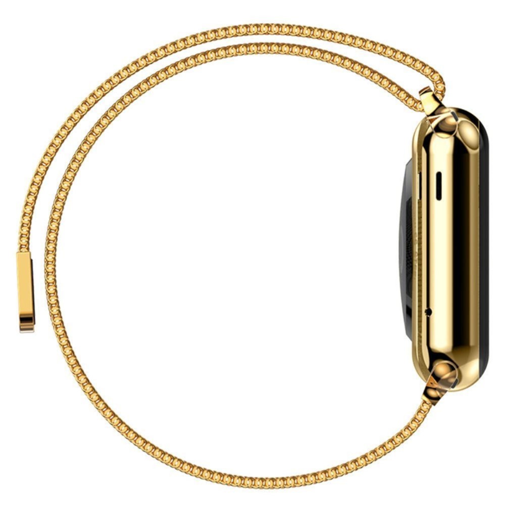  Milanese Loop Metall Armband Apple Watch 42/41/40/38 mm - Guld