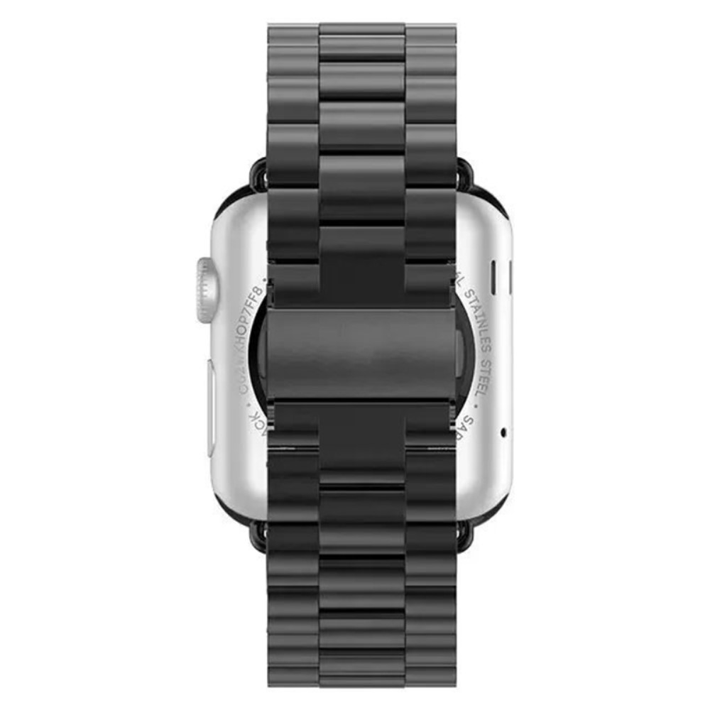  Lyxigt Metallarmband Apple Watch 42/44/45/46/49 mm Svart