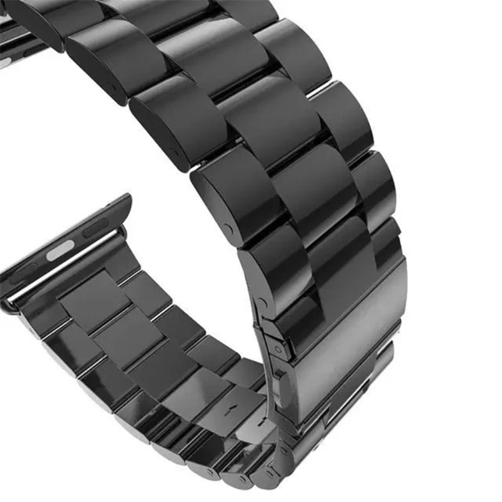  Lyxigt Metallarmband Apple Watch 42/44/45/46/49 mm Svart